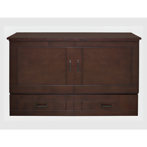 Cabinet Bed Elite Series Aztec Grey Murphy Bed - Queen